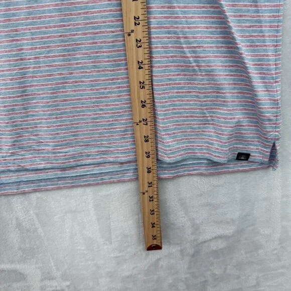 Faherty The Movement Polo Shirt Mens 2XL Multicolor Striped Pima Cotton Soft - Picture 5 of 7